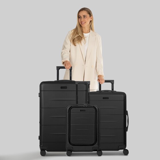 Police London 4 wheels Suitcase set 3-piece with expansion pleat