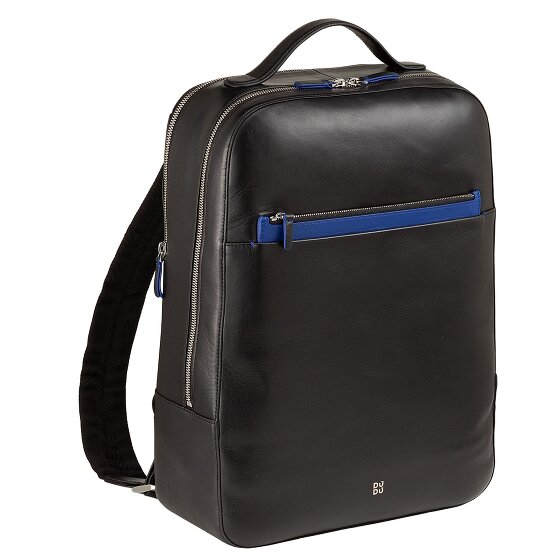 DuDu Backpack leather 40.5 cm laptop compartment