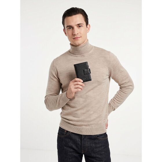 Braun Büffel Robin Credit card case RFID protection Genuine Leather 7.5 cm
