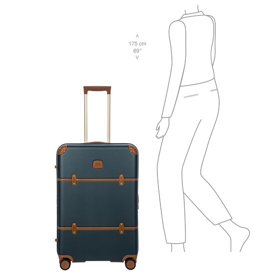 Bric's Bellagio 4 wheels Trolley 70.5 cm with expansion pleat