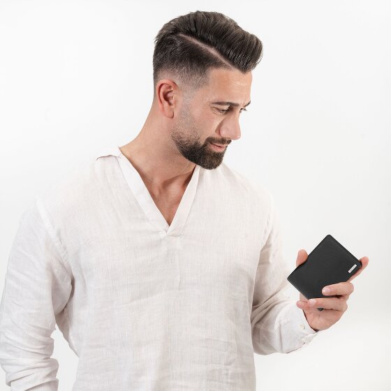 Redolz Leather Essentials QF small wallet RFID leather 10.5 cm