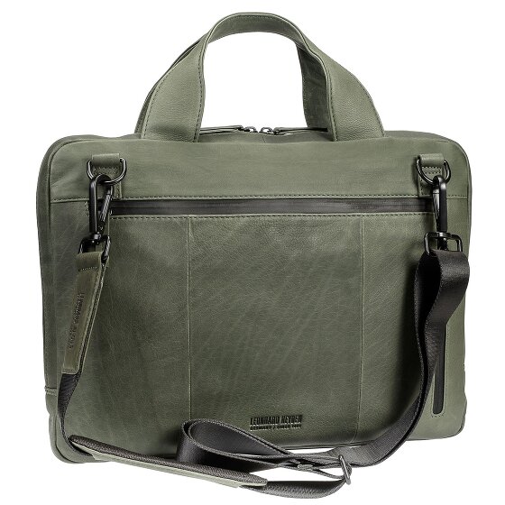 Leonhard Heyden Hague briefcase leather 38 cm laptop compartment