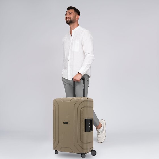 Redolz Essentials 15 4-wheel trolley 65 cm with three-point closure