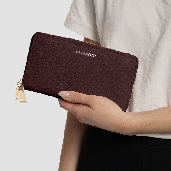 Lazarotti Bologna Leather Wallet RFID protection Leather 20 cm