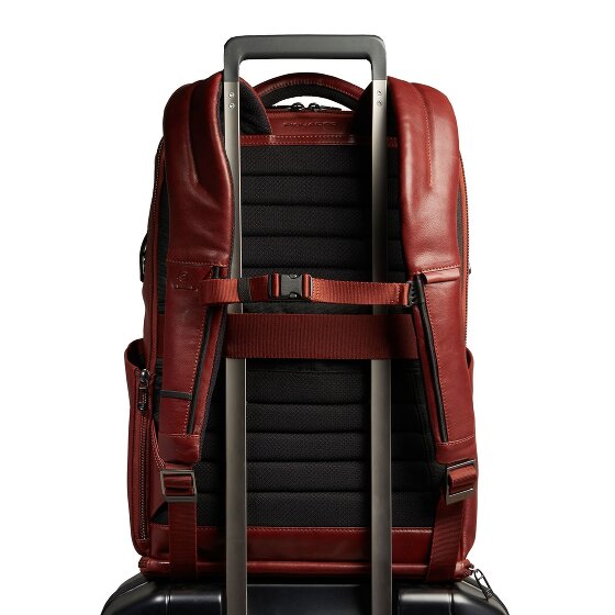 Piquadro Zaino travel backpack RFID leather 44 cm laptop compartment