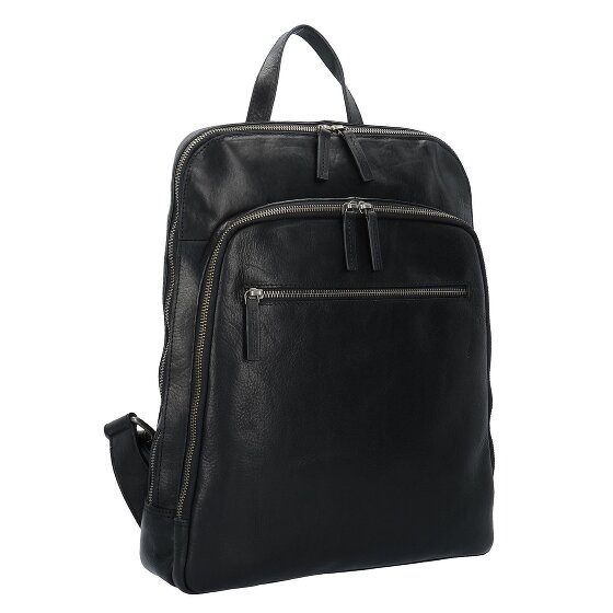 Leonhard Heyden Roma backpack leather 40 cm laptop compartment