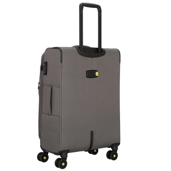 d&n Travel Line 9704 4 wheels Suitcase set 3-piece with expansion pleat