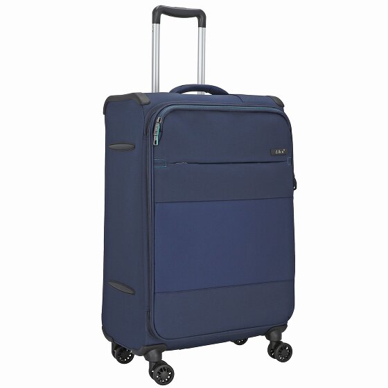 d&n Travel Line 9004 4 Roll Suitcase Set 3pcs.