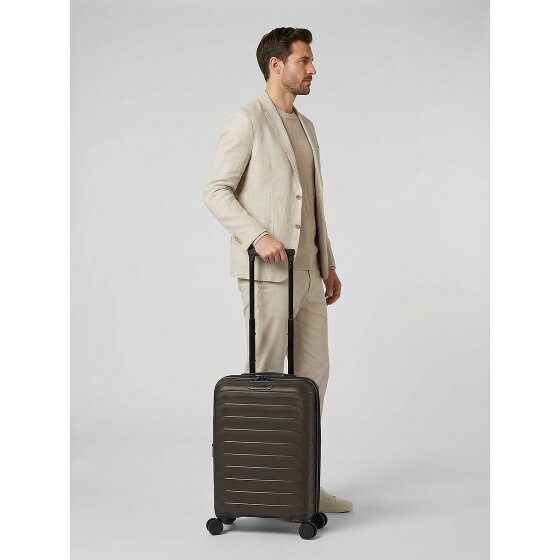 d&n Toronto 4 wheels Cabin trolley S 54 cm with expansion pleat