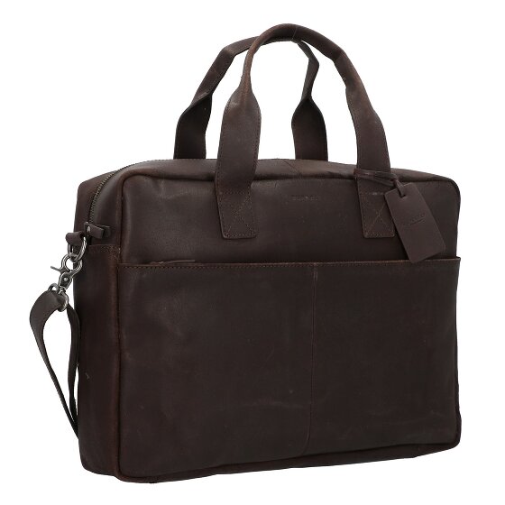 Burkely Vintage River briefcase leather 41 cm laptop compartment