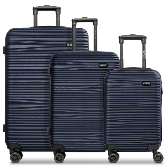 Redolz Essentials 16 3-SET 4 wheels Suitcase set 3-piece