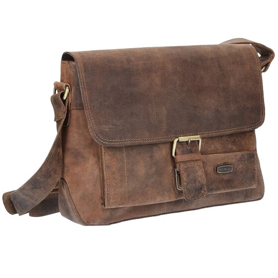 Harold's Antique Messenger 32 cm leather laptop compartment