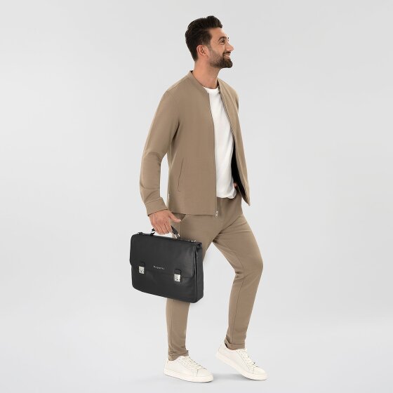 Bugatti Valencia briefcase RFID leather 40 cm laptop compartment