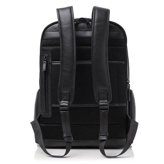 Castelijn & Beerens Nappa X travel backpack RFID leather 43 cm laptop compartment