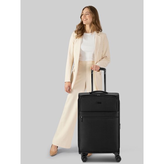 Bugatti Valencia Soft 4 wheels Trolley M 65 cm with expansion pleat