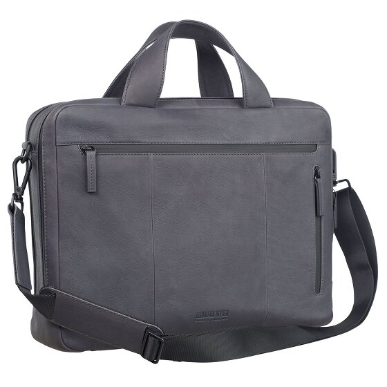Leonhard Heyden Hague briefcase leather 40 cm laptop compartment