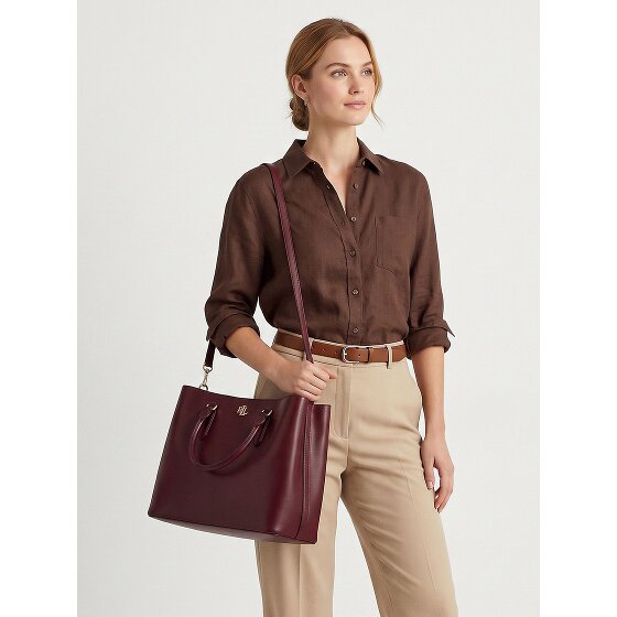 Lauren Ralph Lauren Marcy Handbag Genuine Leather 37 cm