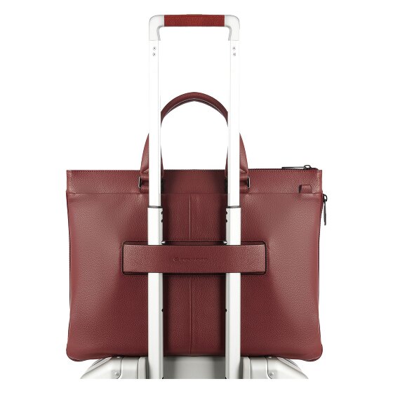 Piquadro Russel Briefcase RFID protection Genuine Leather 42 cm Laptop compartment