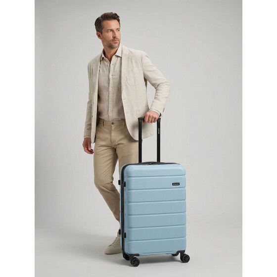 Saxoline Miami 4 wheels Trolley M 65 cm with expansion pleat