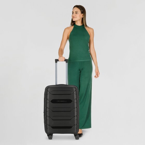 Polestream Strz by Asteroid 4 wheels Trolley M 64 cm with expansion pleat