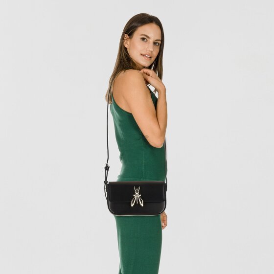 Patrizia Pepe Essential Fly Shoulder Bag Leather 22 cm
