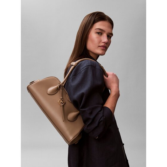 Calvin Klein Embossed Shoulder Bag 30 cm