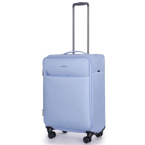 Stratic Stratic Light + 4 wheels Trolley 68 cm with expansion pleat
