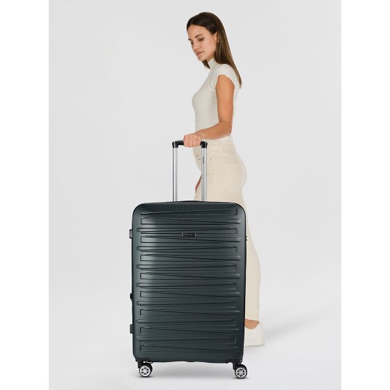 Benzi 5493 4 wheels Trolley L 77 cm with expansion pleat