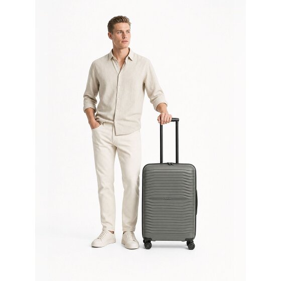 Stratic Shine 4 wheels Trolley 66 cm Expandable