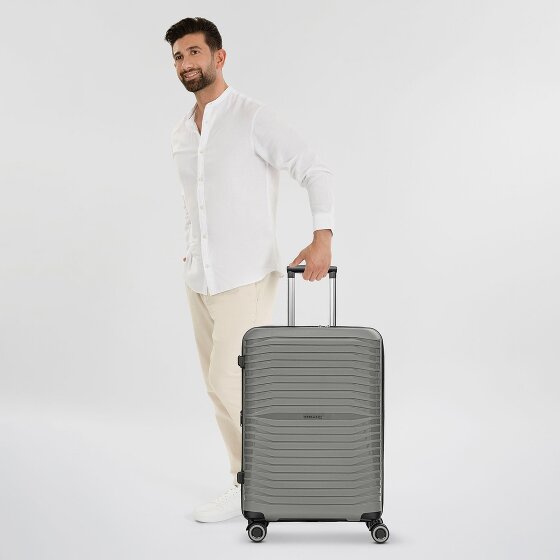 Stratic Shine 4 wheels trolley 65 cm with expansion fold