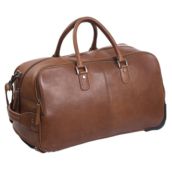 The Chesterfield Brand Wax Pull Up 2 wheels Travel bag Leather 60 cm