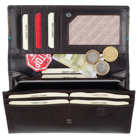 Bench Wallet RFID leather 18.5 cm