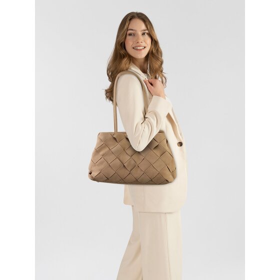 LES VISIONNAIRES Mrs. Bella Shoulder Bag Leather 40 cm