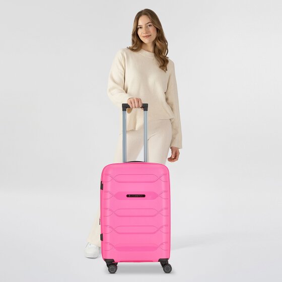 Polestream Strz by Asteroid 4 wheels Trolley M 64 cm with expansion pleat