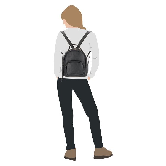 Harbour 2nd Just Pure Inga City Backpack Genuine Leather 23 cm