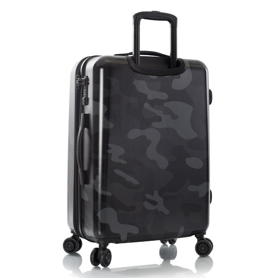 Heys Black Camo 4 wheels Trolley M 66 cm with expansion pleat