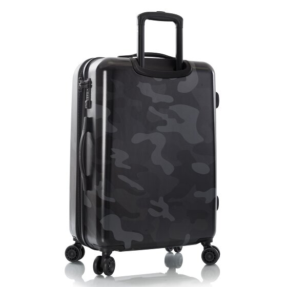 Heys Black Camo 4 wheels Trolley M 66 cm with expansion pleat