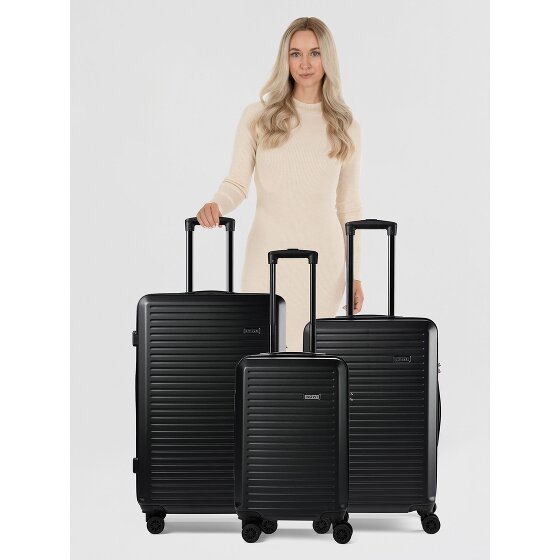 Nowi Grand Canaria Suitcase 4 wheels set 3pcs. with double-wheels