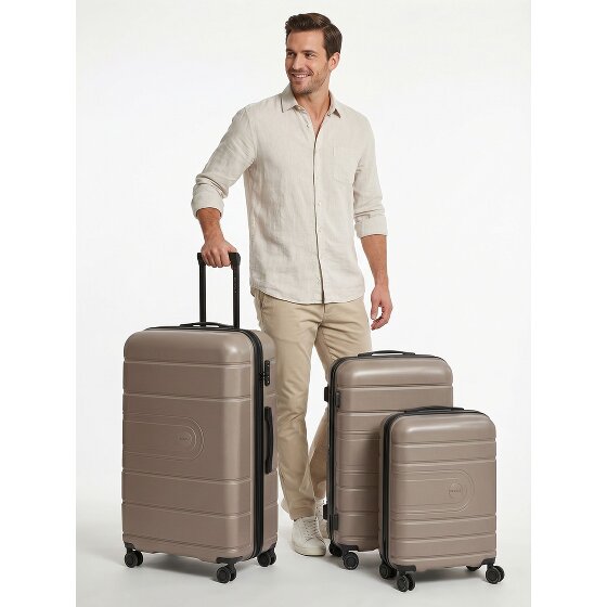 Redolz Essentials 11 4 wheels Suitcase set 3-piece Expandable