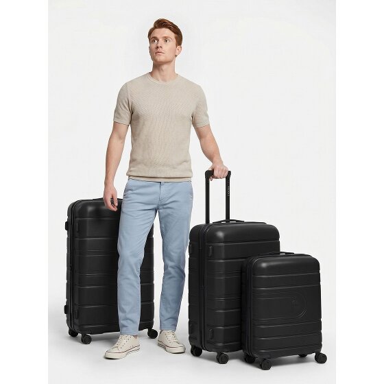 Redolz Essentials 11 4 wheels Suitcase set 3-piece with expansion pleat