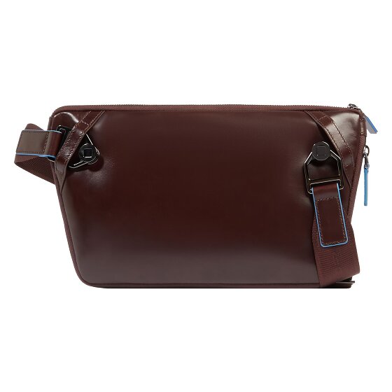 Piquadro Blue Square Shoulder bag Leather 30 cm