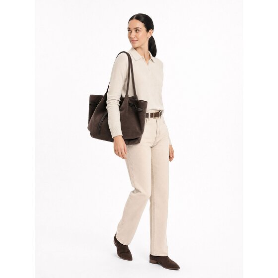 LES VISIONNAIRES Bonnie Shopper Bag Genuine Leather 51 cm