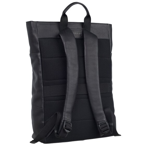 Leonhard Heyden Hamburg backpack leather 46 cm laptop compartment