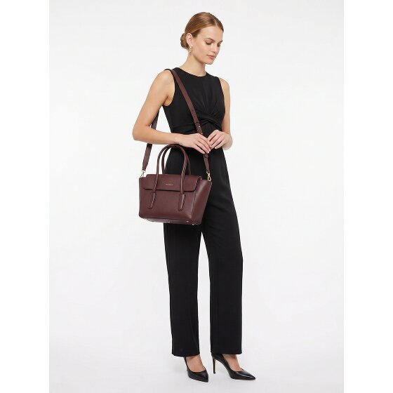 Coccinelle Double Beat Shoulder Bag Genuine Leather 31 cm