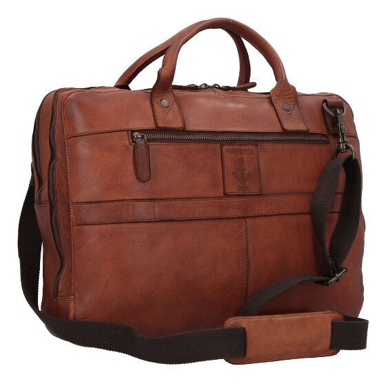 Harbour 2nd Urban Poets Briefcase Genuine Leather 50 cm Laptop compartment