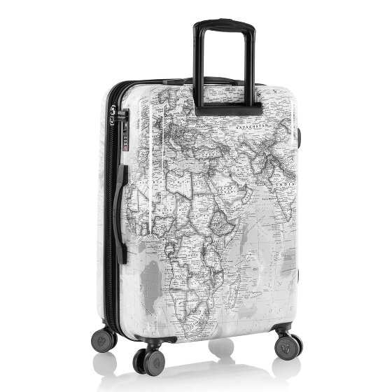 Heys Black Camo 4 wheels Suitcase set 3-piece with expansion pleat