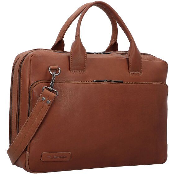 Plevier Structure Petronas Briefcase Leather 40 cm Laptop compartment