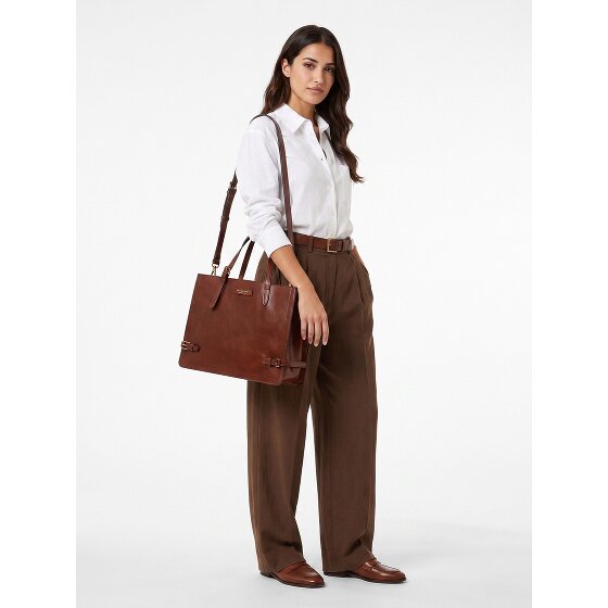 The Bridge Monica Shoulder Bag Genuine Leather 36 cm