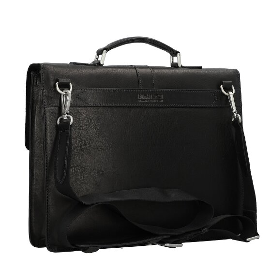 Leonhard Heyden Bergamo briefcase leather 38 cm laptop compartment