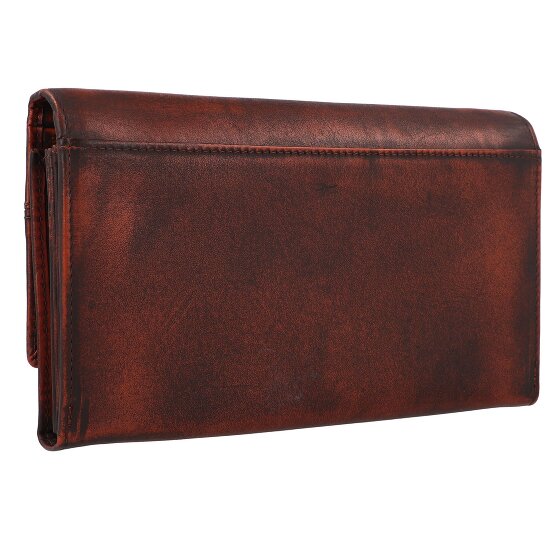 Greenburry Destressed Wallet RFID protection Leather 18.5 cm